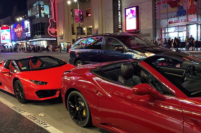 20-Minute Driving Tour: Hollywood to Sunset Blvd in a Lamborghini - Comedy Strip Drive-By: Laugh Factory, Comedy Store, and More