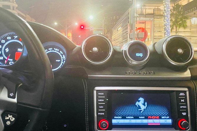 20-Minute Tour: Hollywood Blvd to Sunset Blvd in a Ferrari - Photo time with the Ferrari (and how to make it count)