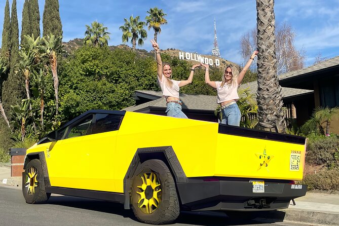 50-Minute Driving Tour: Explore Hollywood in a Cybertruck - The route: Hollywood highlights packed into 50 minutes