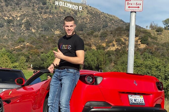 50-Minute Driving Tour: Explore Hollywood Sign in a Ferrari - The I Ride Like a Star Stop (Tour End)