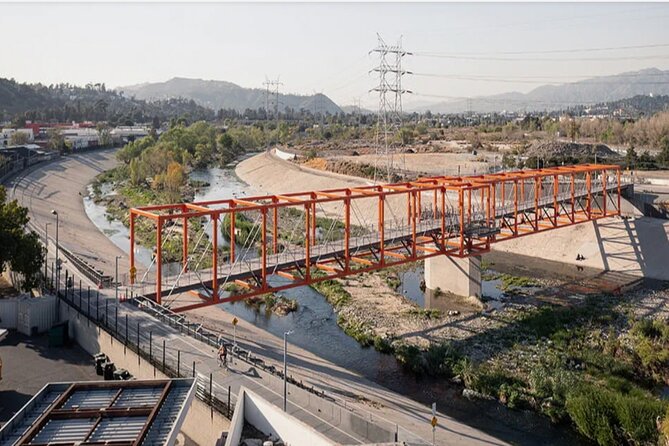 Best of Downtown Los Angeles by Luxury E-Bike - 6th Street Viaduct Ribbon of Light: helical ramp + LA River park access