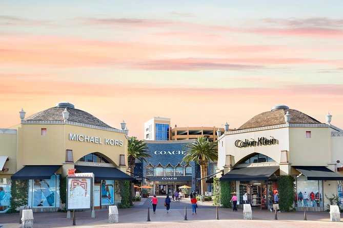 Citadel Outlets Transfer from Anaheim with VIP Lounge, storage & LAX Drop-Off - Anaheim to Citadel Outlets, then LAX: the simple idea that works