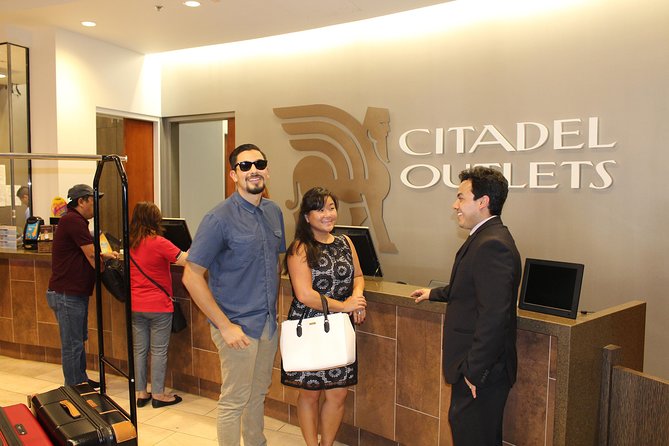 Citadel Outlets Transfer from Anaheim with VIP Lounge, storage & LAX Drop-Off - Citadel arrival: what happens when you step off the van