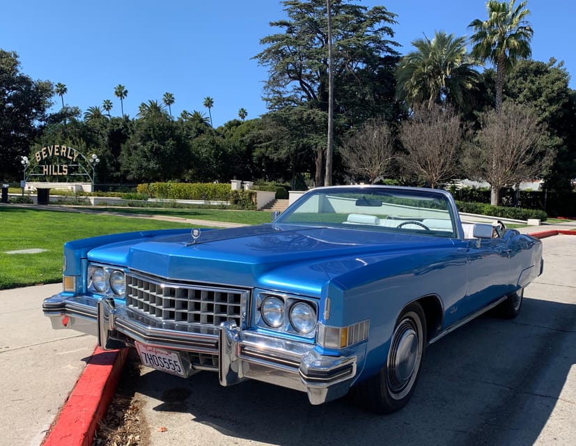 Discover LA in a 1973 Cadillac Eldorado convertible - Melrose Avenue: street art energy and vintage browsing time