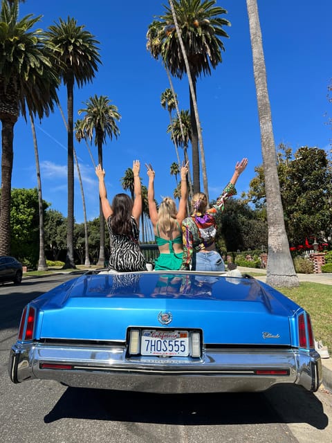 Discover LA in a 1973 Cadillac Eldorado convertible - Photography help and the “celebrity cruising” feel