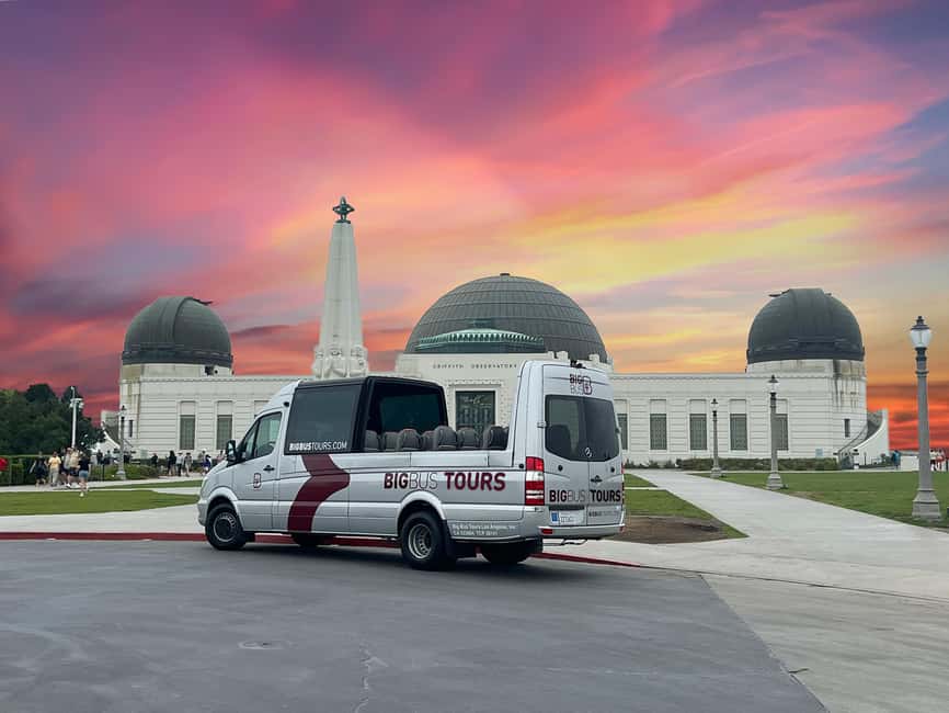 From Los Angeles: Griffith Observatory Open-top Sunset Tour - Hollywood Boulevard to the Hollywood Hills: Let the Guide Do the Talking