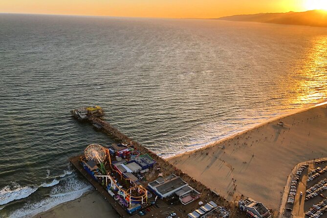 LA Helicopter Tour with Malibu Landing - Hollywood Sign Fly-By and Sunset Blvd to Hollywood