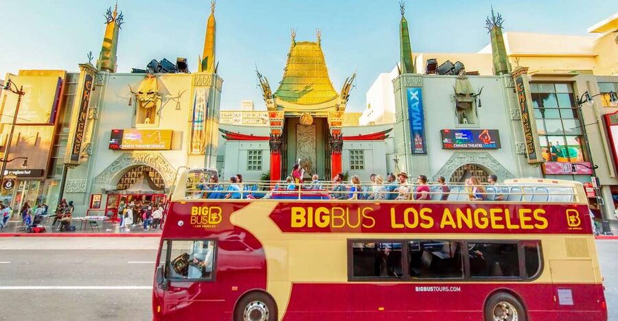 LA: Hop-on Hop-off Tour by Open-top Bus with 19 Stops - Red Route Stop-by-Stop: Where the Big Names Are