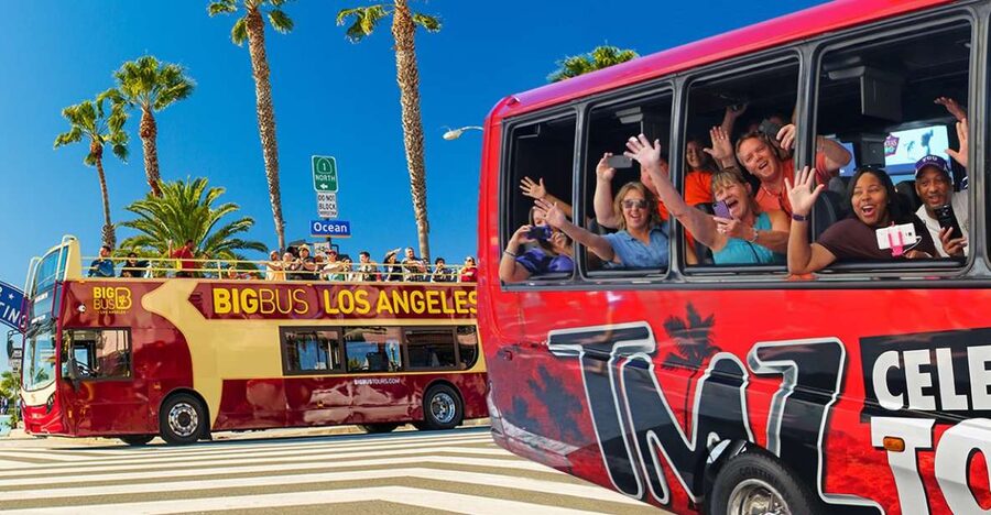 LA: TMZ Celebrity Tour & Big Bus 24-Hour Hop-on Hop-off Tour - Starting at the Hard Rock Café: getting to your first ride fast