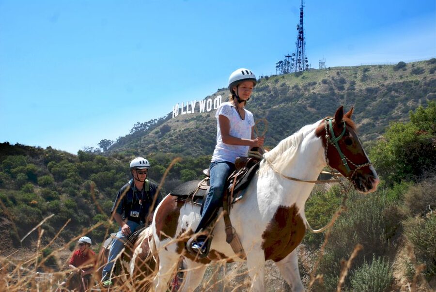 Los Angeles: 2-Hour Hollywood Trail Horseback Riding Tour - Gear up: helmets, the horses, and what a relaxed ride really feels like