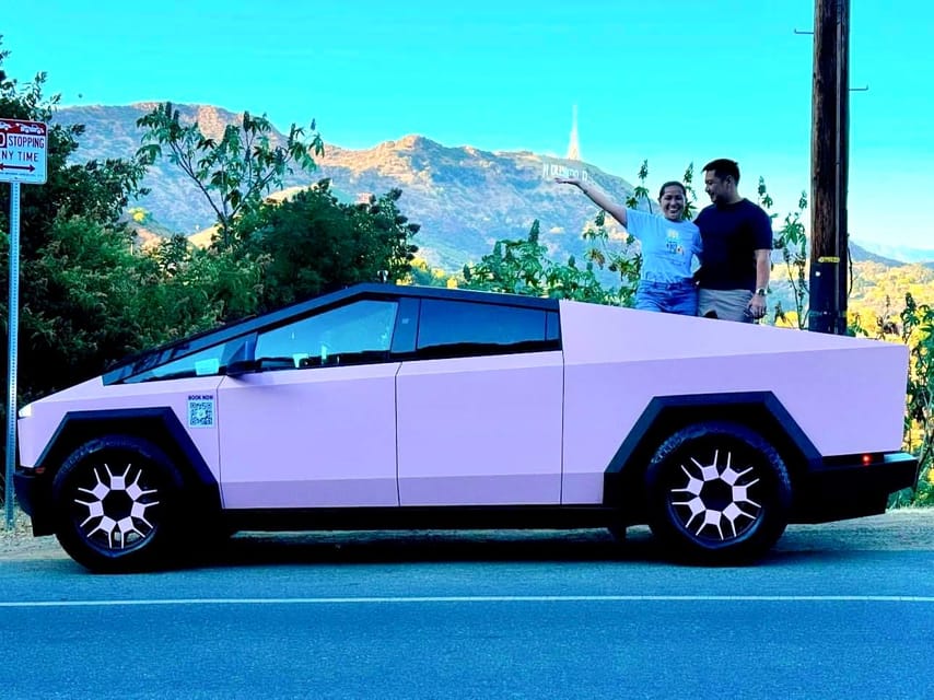 Los Angeles: 30-Minute Hollywood Sign Tesla Cyber Truck Tour - Hollywood Sign photos in a Cybertruck: the big moment