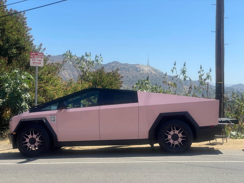 Los Angeles: 30-Minute Hollywood Sign Tesla Cyber Truck Tour - Photo strategy and GoPro: getting the memories you’ll actually share