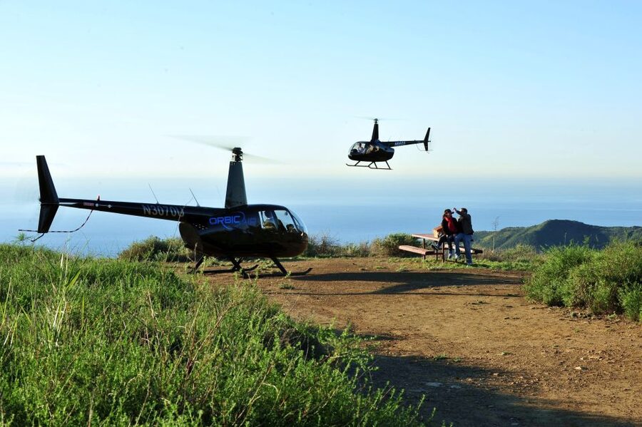 Los Angeles Helicopter Tour & Malibu Mountaintop Landing - Return Flight Highlights: Hidden Canyons, Getty Villa, and Universal