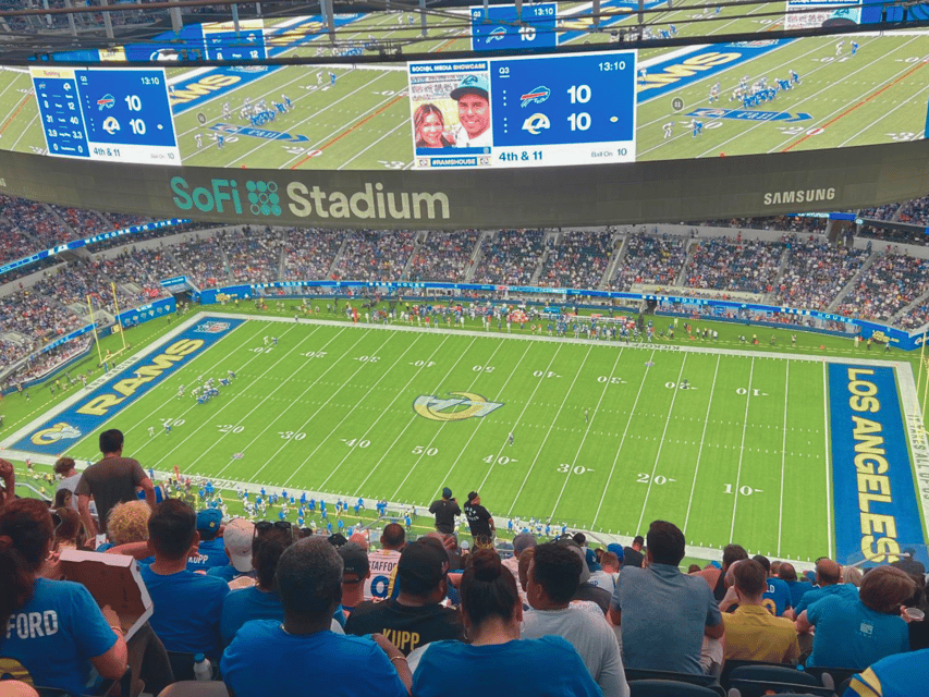Los Angeles: LA Rams NFL Game Ticket at SoFi Stadium - SoFi security rules: what to pack (and what to leave home)