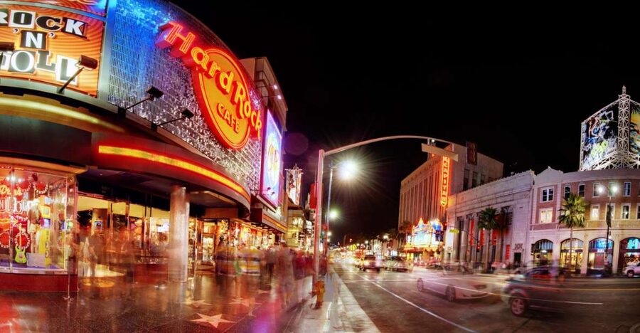 Los Angeles: Meal at the Hard Rock Cafe Hollywood - Key points