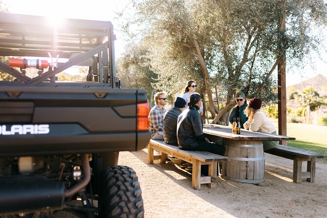 Los Angeles: Private 4x4 Vineyard Tour in Malibu - The guided route: vineyard ground, an archaeological stop, a mountain viewpoint, and a garden