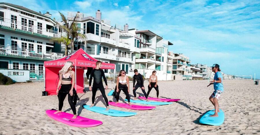 Los Angeles: Surfing Lesson in Venice Beach - Meeting at 20 Bicknell Ave: Vans, Wetsuits, and Easy Setup