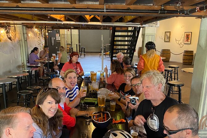 Los Angeles Tacos and Brews Cruise Bike Tour - The finish: relaxing at the brewery (and what’s included)