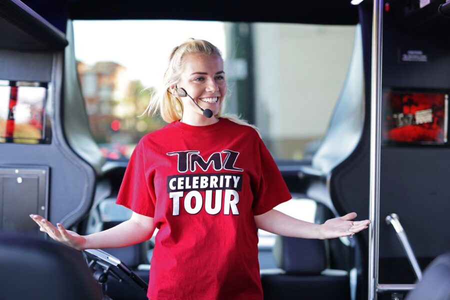 Los Angeles: TMZ Star-Studded Celebrities of Hollywood Tour - Route map in plain English: TCL Chinese Theatre to Rodeo Drive and back