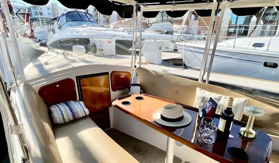 Marina Del Rey Luxury Boat Cruise Wine, Charcuterie Sealions - Getting On Board at Brizo Bar Dock: A Smooth Start Matters