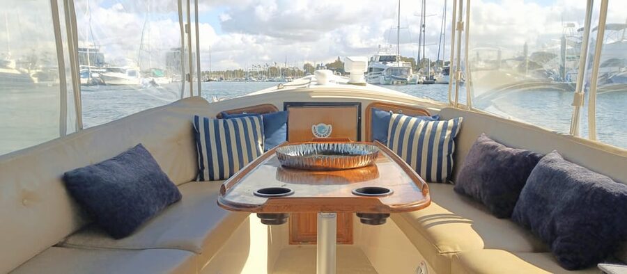 Marina Del Rey: Romantic Cruise, Dinner Charcuterie or Sushi - The Boat Setup: Small Groups, Comfortable Views