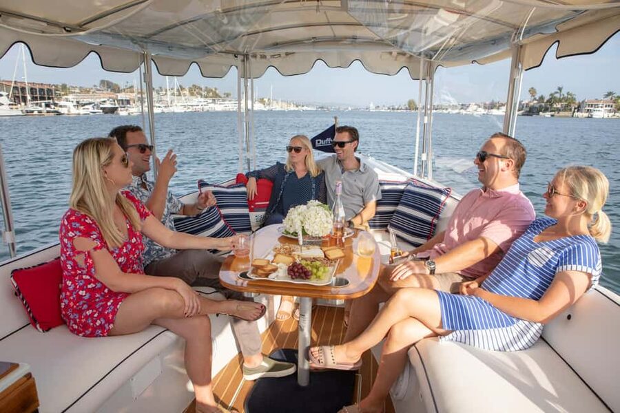 Marina del Rey: Wine Cruise &Music+optional Sushi or Dinner - The silent electric Duffy boat: calm water, comfy seating, real relaxation