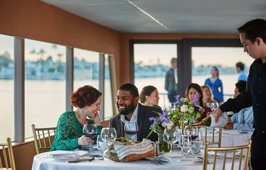 Newport Beach: City Cruises Weekend Dinner Cruise with DJ - The route around Mariner’s Mile and Balboa—why the timing matters