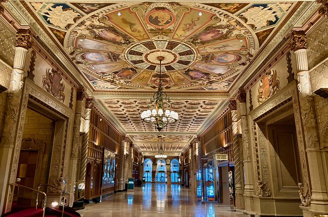 Oscar History and Film Set Studio Tour at the Biltmore Hotel - Rendezvous Court finale: Moorish-inspired architecture with a cinematic finish