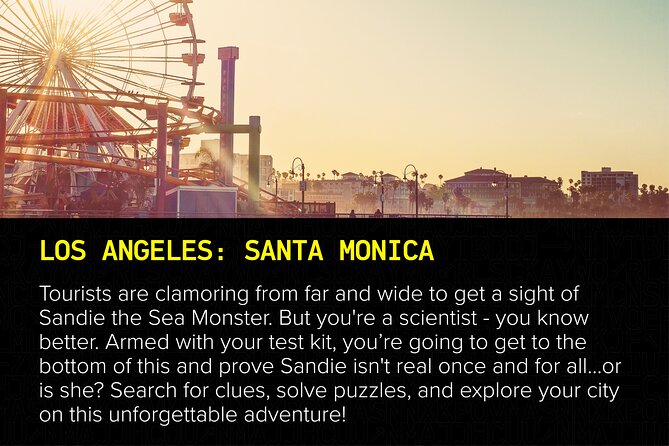 Outdoor Escape Room in LA - Santa Monica - How the Sandie mystery turns the city into your escape room