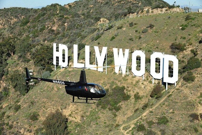 Private Helicopter Ride to Hollywood Sign - Private group rides: calm air time, not a spectator event