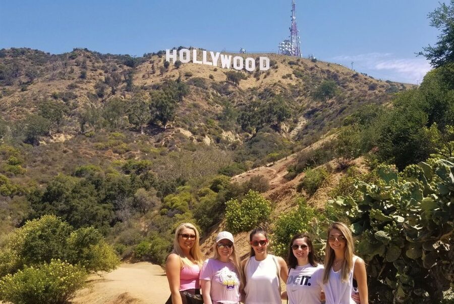 Private Hollywood Sign Adventure Hike - Views toward Griffith Observatory and Downtown LA