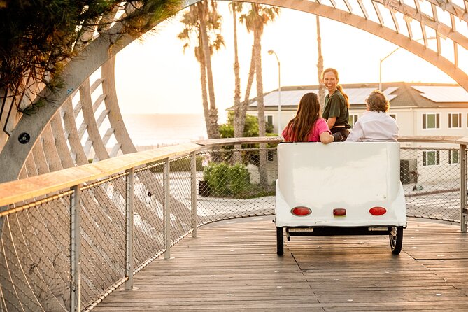 Private Rickshaw Tour of Santa Monica and Venice Beach - Santa Monica Pier: The Start Point With the Pier Sign Photo