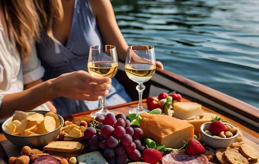 Romantic Boat Cruise with Wine & Cheese or Surprise Dinner - Marina del Rey by electric boat: what makes it special