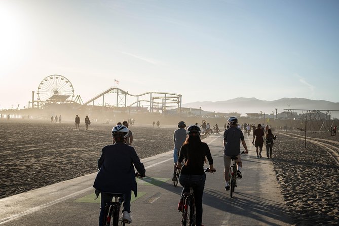 Santa Monica and Venice Beach Bike Adventure Tour - Starting at 1555 2nd St: first ride rhythm and Santa Monica feel