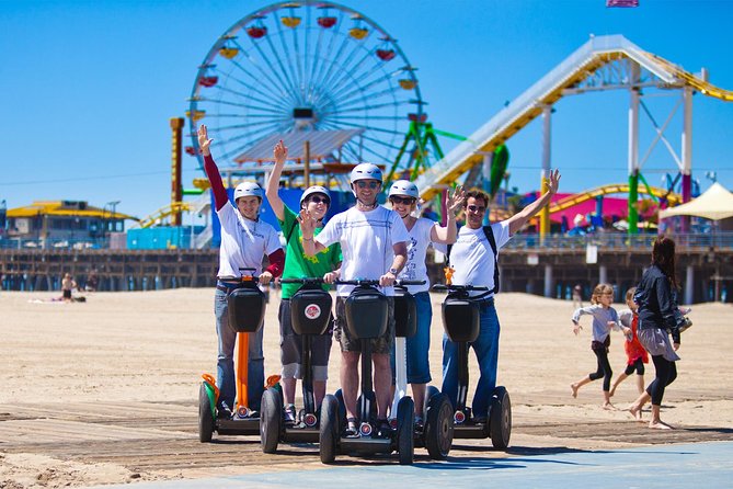 Santa Monica and Venice Beach Segway Tour - Santa Monica Pier and Pacific Park views at coaster-and-Ferris speed