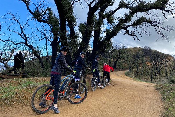 Scenic Malibu Overlook eMTB Experience (Beginner) - Backbone Trail riding: smooth flowy fire-road, optional single track, and Malibu views