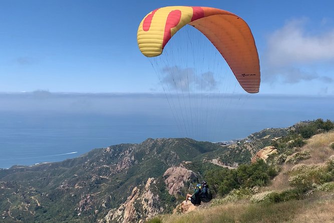 Tandem Paragliding flight with instructor in Malibu - Price and Value at $320: Is It Worth Paying for the Seat?