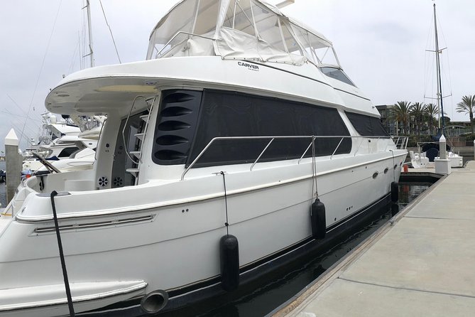 Yacht rental charter in Marina del Rey - 60' CARVER - How the 4-hour cruise works from start to finish